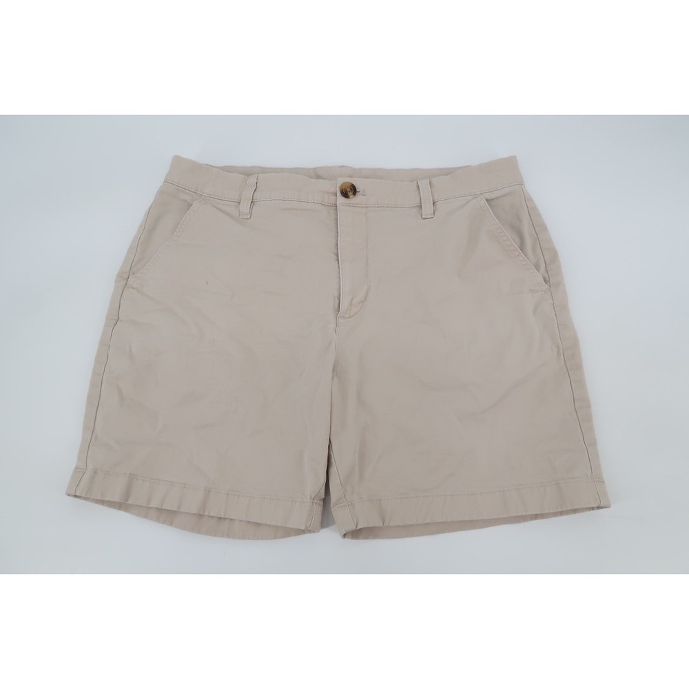 Chubbies Chino Shorts Mens 34 Khaki Tan Stretch Cotton Casual 7" Inseam